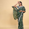 Dhiyona RV Women's Linen Blend Floral Printed Exclusive Saree With Blouse ( KVD1503 )