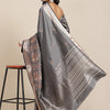 Dhiyona RV Women's Soft Cotton Silk With Colourful Thread Embroidery Saree With Blouse ( KVD1542 )