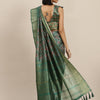 Dhiyona RV Women's Assam Cotton Silk jari weaving ajrakh printed Saree with blouse ( KVD1558 )