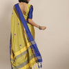 Indyancart RV Women's Designer Traditional Embroidered Cotton Silk Saree With Blouse ( KVD1567 )