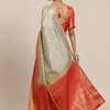 Dhiyona RV Women's Banarasi Cotton Silk With Zari weaving Saree  ( KVD1584 )