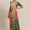 Dhiyona RV Women's Banarasi Cotton Silk With Zari weaving Saree  ( KVD1586 )