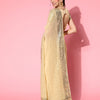 Dhiyona RV Women's Elegant Georgette Sequins Embroidered Saree with Designer Blouse ( KVD1659 )