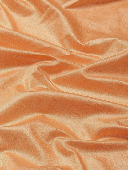 Indyancart RV Women's Assam Silk With Golden Broad Border Saree  ( KVD1716 )