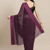 Dhiyona RV Women's Elegant Silk Blend Saree with Silver Zari Weaving Stripes With Blouse ( KVD1789 )