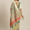 Dhiyona RV Women's Banasari jari iWeaving Silk Saree With Matching Blouse ( KVD1795 )