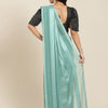 Dhiyona RV Women's Luxurious Silk Blend Saree with Satin & Zari Stripes and Sequins Blouse ( KVD1806 )