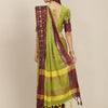 Indyancart RV Women's Exquisite Aangi Cotton Silk Saree with Multi-Color Thread & Sequins Embroidery With Blouse ( KVD1814 )
