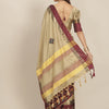 Indyancart RV Women's Exquisite Aangi Cotton Silk Saree with Multi-Color Thread & Sequins Embroidery With Blouse ( KVD1818 )