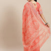 Dhiyona RV Women's Elegant Linen Blend Cotton Block Print Saree with Matching Blouse
 ( KVD1835 )