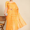 Dhiyona RV Women's Premium Soft Banarasi Cotton Tie-Dye Saree with Zari & Sequins Weaving With Blouse ( KVD1901 )