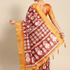 Dhiyona RV Women's Luxurious Banarasi Silk Digital Print Saree with Zari Woven Rich Pallu With Blouse ( KVD1904 )