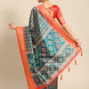 Dhiyona RV Women's Luxurious Banarasi Silk Digital Print Saree with Zari Woven Rich Pallu With Blouse ( KVD1906 )