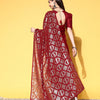 Dhiyona RV Women's Premium Georgette Sequins Embroidered Saree with Banglori Silk Blouse ( KVD1923 )