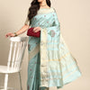 Dhiyona RV Women's Assam Silk Colorful Thread Embroidered Saree ( KVD1934 )