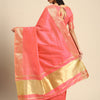Dhiyona RV Women's Designer Assam Cotton Silk Saree with Golden Border & Sequins Weaving With Blouse ( KVD2014 )