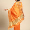 Dhiyona RV Women's Designer Assam Cotton Silk Saree with Golden Border & Sequins Weaving With Blouse ( KVD2015 )