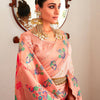Dhiyona RV Women's Art Silk With Ethnic Motif Woven Design Saree With Woven Design Blouse ( KVD2095 )