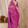 Dhiyona RV Women's Traditional Kanjivaram Silk Saree with Golden Zari Woven Border With Blouse ( KVD2142 )