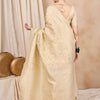 Dhiyona RV Women's Traditional Kanjivaram Silk Saree with Golden Zari Woven Border With Blouse ( KVD2144 )