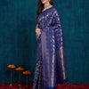 Dhiyona RV Women's Kanjivaram Silk Woven With Golden Woven Border Saree  ( KVD2156 )