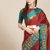 Dhiyona RV Women's Designer Cotton Silk Embroidered Saree with Heavy Border ( KVD405 )