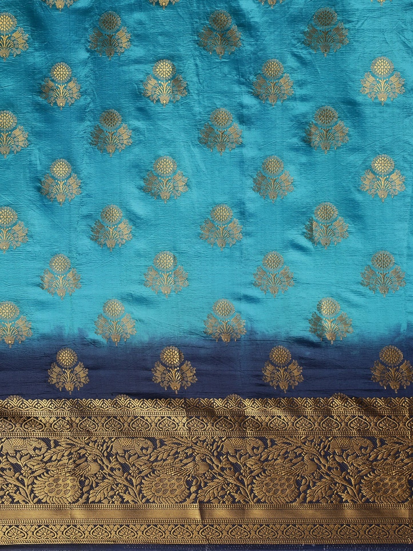 Dhiyona RV Women's Banarasi Silk With Jacquard Print Saree  ( KVD688 )