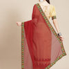 Dhiyona RV Women's Georgette With heavy Kutchi Embroidered Work Saree ( KVD713 )