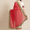 Dhiyona RV Women's Georgette With heavy Kutchi Embroidered Work Saree ( KVD717 )