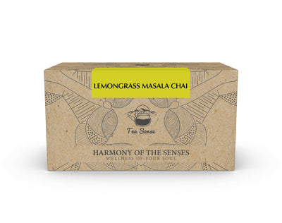 Tea Sense Lemongrass Masala Chai Bags Box