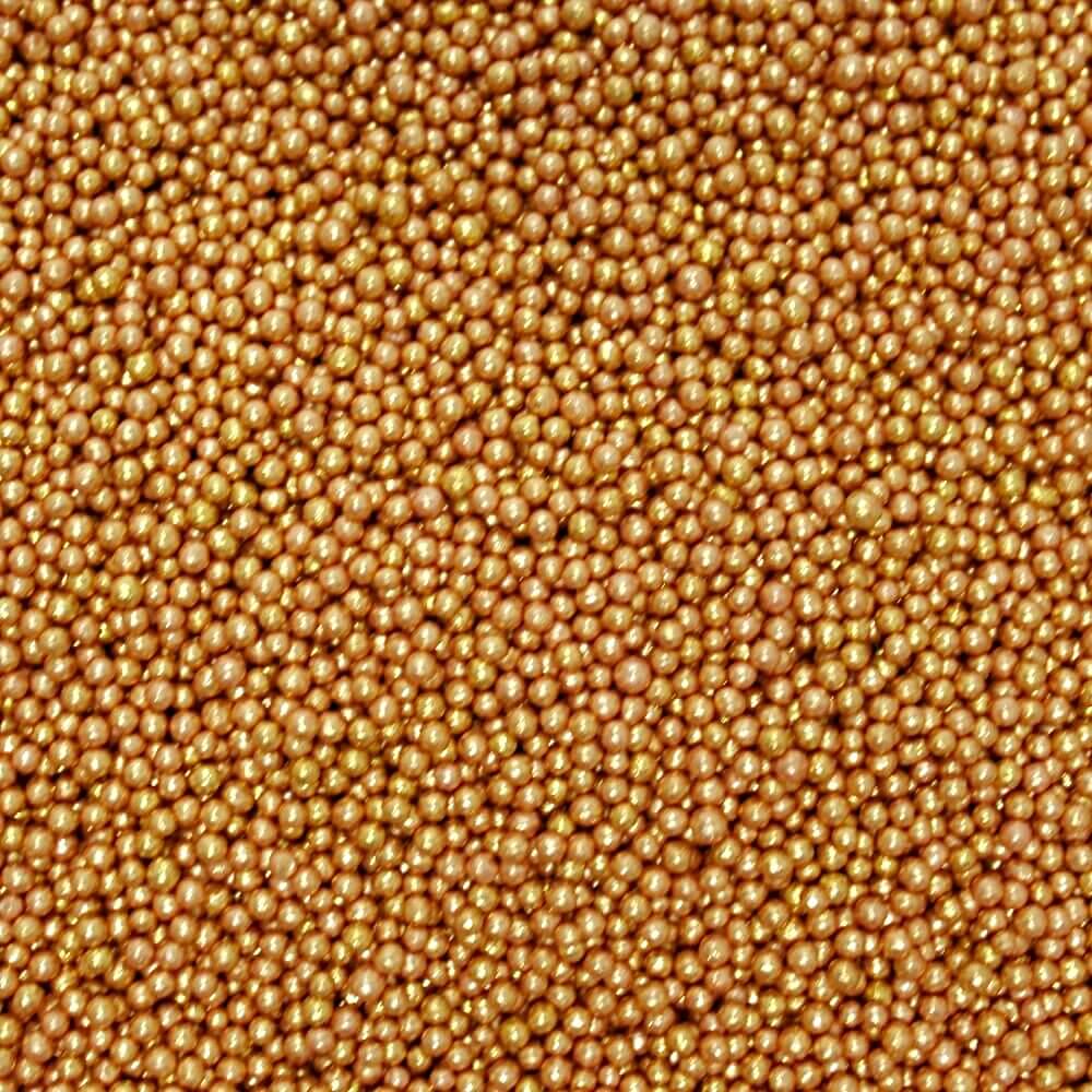 Confect Rose Gold Disco Balls Sprinkles 2 MM