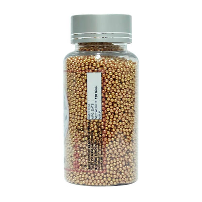 Confect Rose Gold Disco Balls Sprinkles 2 MM