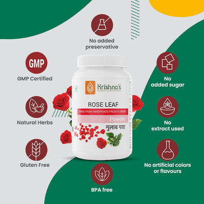 Krishna'S Herbal & Ayurveda Rose Leaf Powder