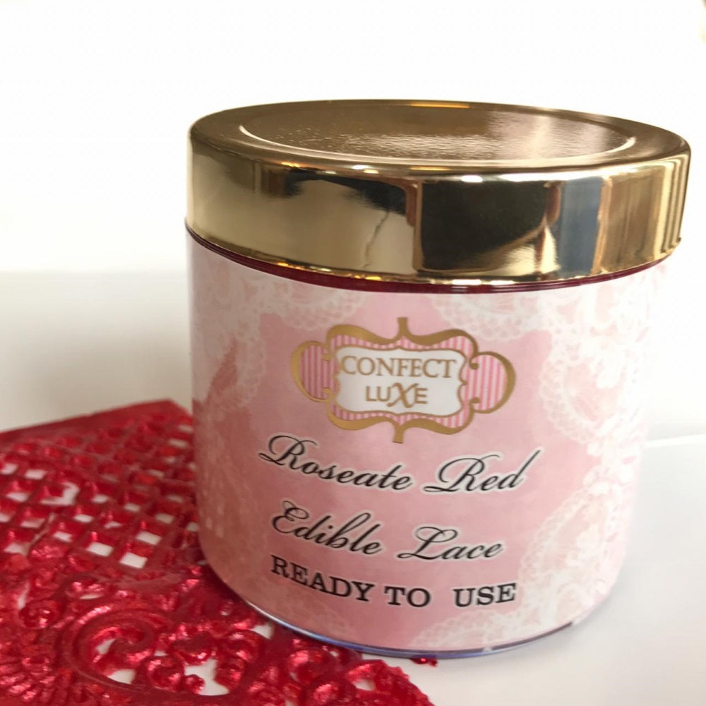 Confect Roseate Red | Edible Lace
