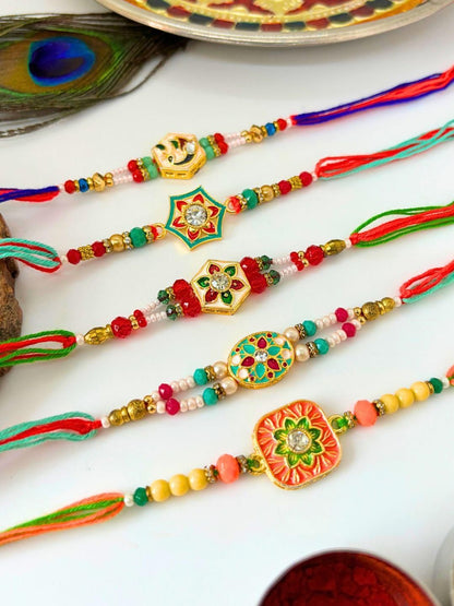 Anouk pack of 5 Wraparound Rakhi