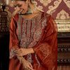 Dhiyona IE Ethnic Motifs Embroidered Zari Liva Kurta With Trousers & Dupatta