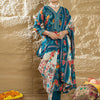 Dhiyona IE Women Floral Printed Regular Mirror Work Kurta with Trousers & With Dupatta