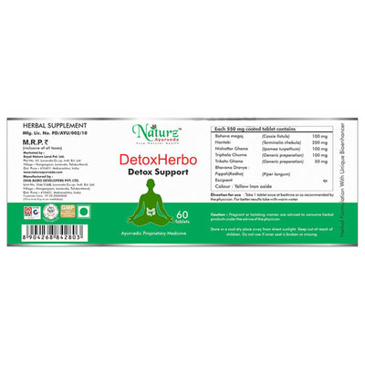 Naturz Ayurveda Detox Herbo Tablets