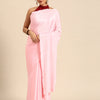 Dhiyona GR Women's Sabhya Bubblegum Pink Satin Saree