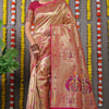 Dhiyona GR Women's Amrut Hot Pink Zari Paithani Silk Saree