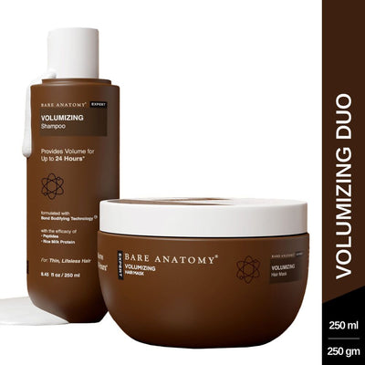 Bare Anatomy Expert Volumizing Shampoo &  Hair Mask Kit
