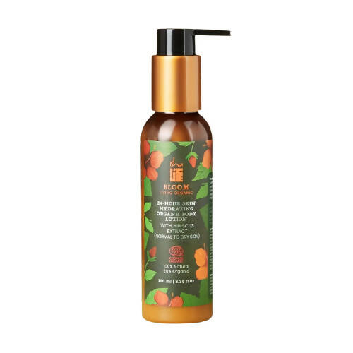 Isha Life 24 Hours Skin Hydrating Organic Body Lotion With Hibiscus Extract - Indyancart