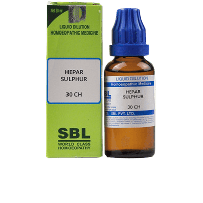 SBL Homeopathy Hepar Sulphur Dilution