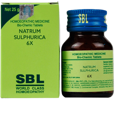 SBL Homeopathy Natrum Sulphuricum Biochemic Tablets