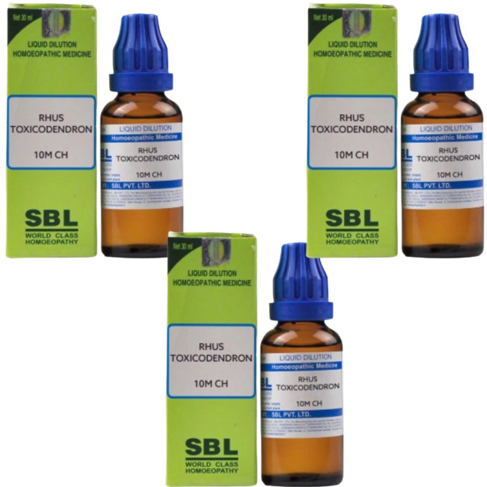 SBL Homeopathy Rhus Toxicodendron Dilution - Indyancart