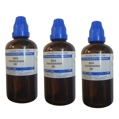 SBL Homeopathy Rhus Toxicodendron Dilution - Indyancart