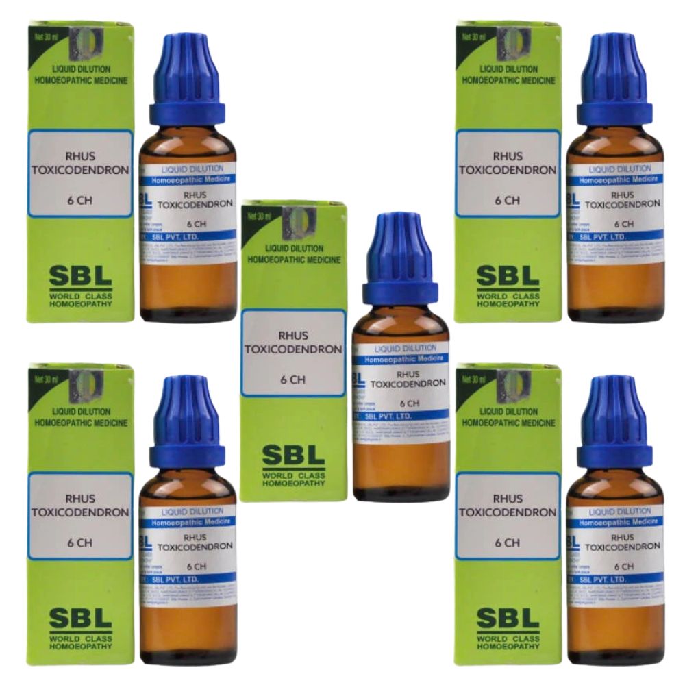 SBL Homeopathy Rhus Toxicodendron Dilution - Indyancart