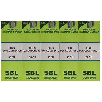 SBL Homeopathy Rhus Toxicodendron Dilution - Indyancart