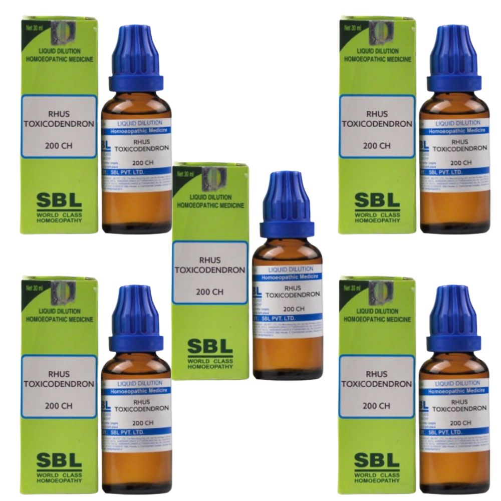 SBL Homeopathy Rhus Toxicodendron Dilution - Indyancart