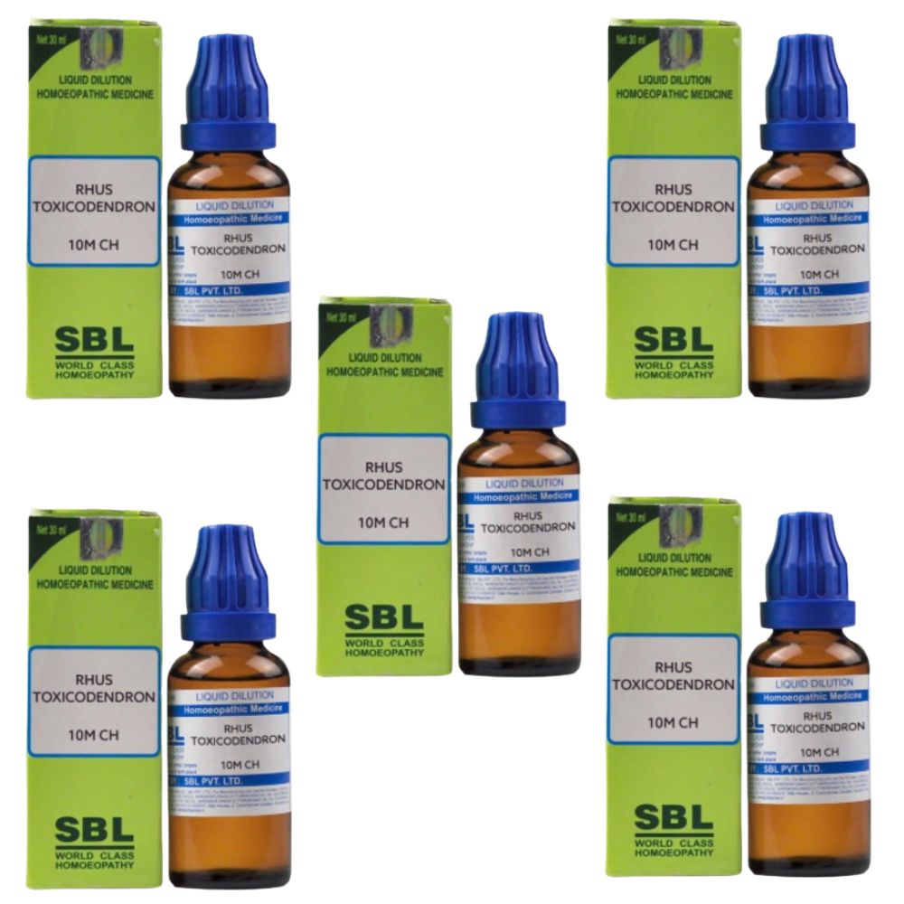 SBL Homeopathy Rhus Toxicodendron Dilution - Indyancart